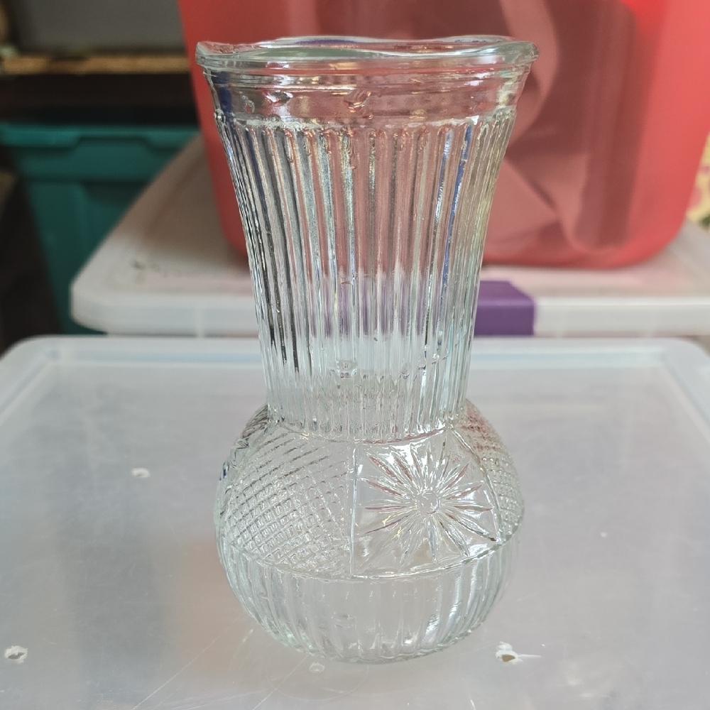 Vintage C F G Glass Vase
